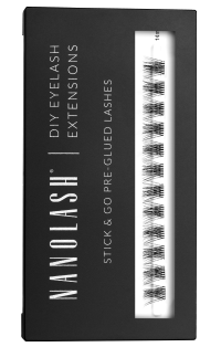 पहले से चिपकी हुई झूठी पलकें